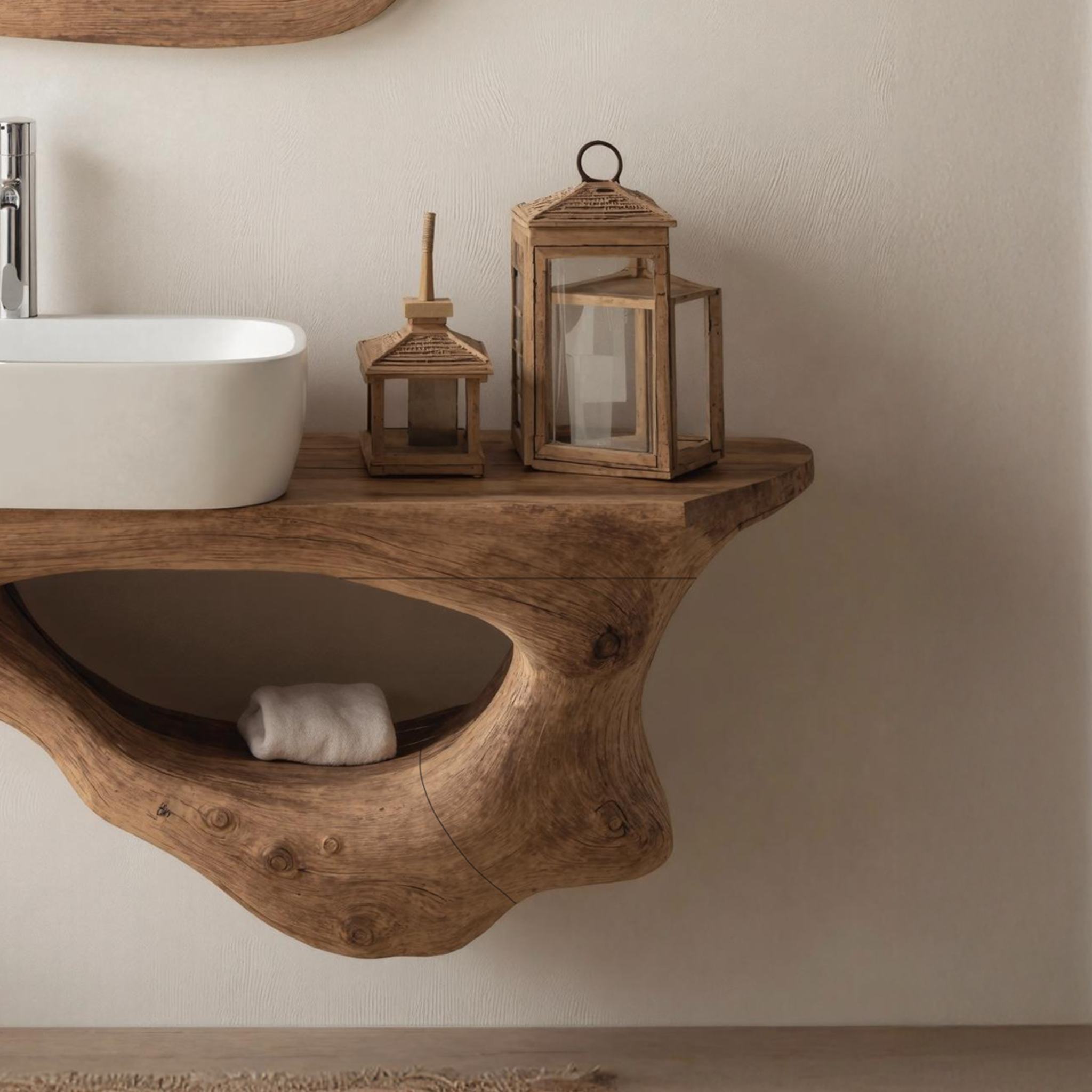 Mid Century Bathroom Furniture Decor Collection SILDTTNBAS008