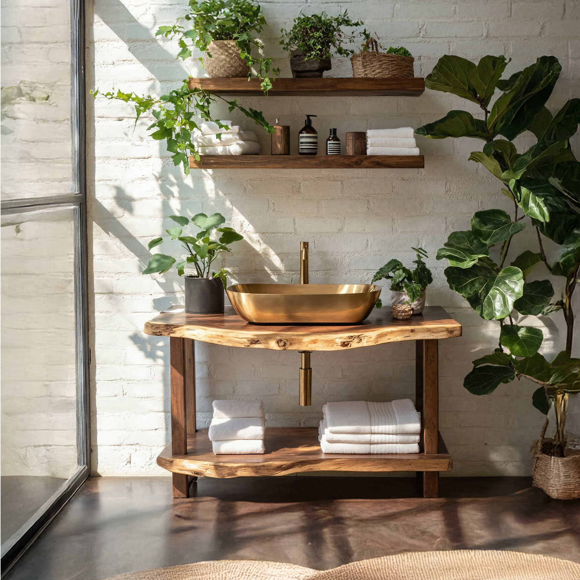 Mid Century Vanity With Storage For Bathroom Style SILDTTRBRV053