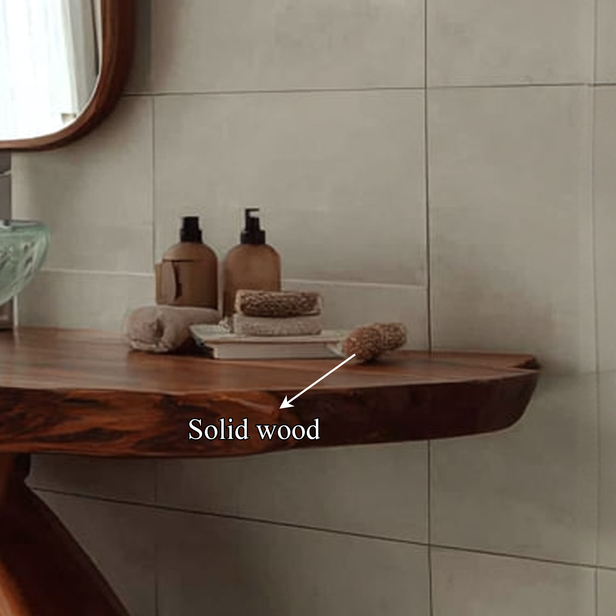 Midcentury Handmade Washstand Washroom SINLKIBRV128