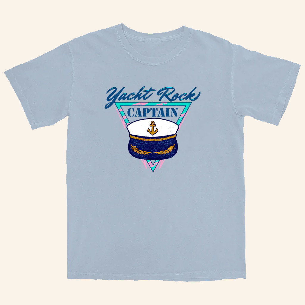 Middle Class Fancy Merch Yacht Rock Captain T-Shirt For Husband