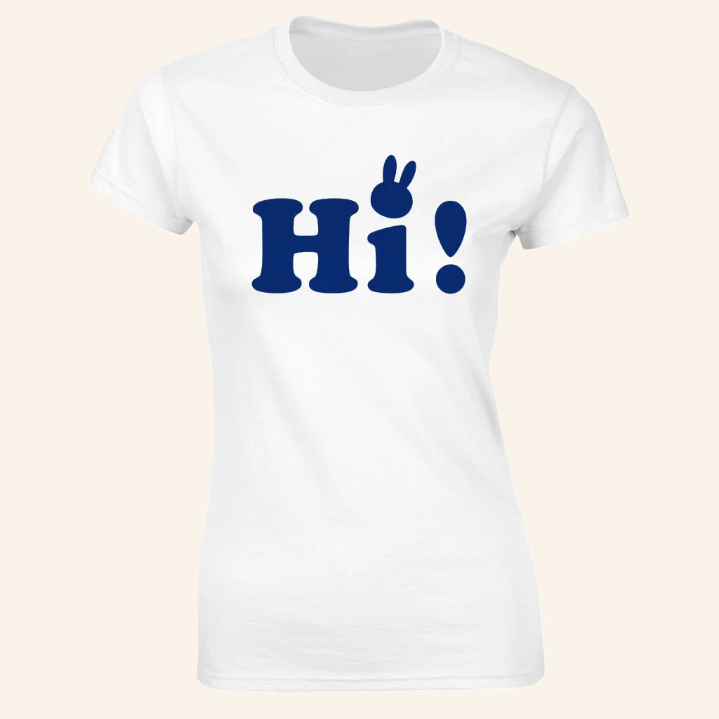 Miffy Merch Hi White T-Shirt Good Christmas For Girlfriend