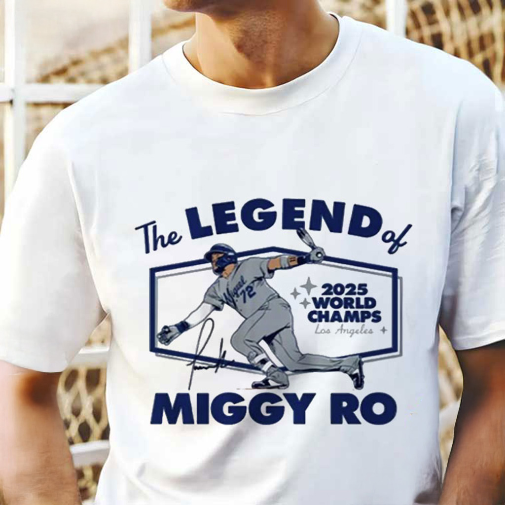 Miguel Rojas Los Angeles Baseball The Legend Of Miggy Ro Shirt For Baseball Fans