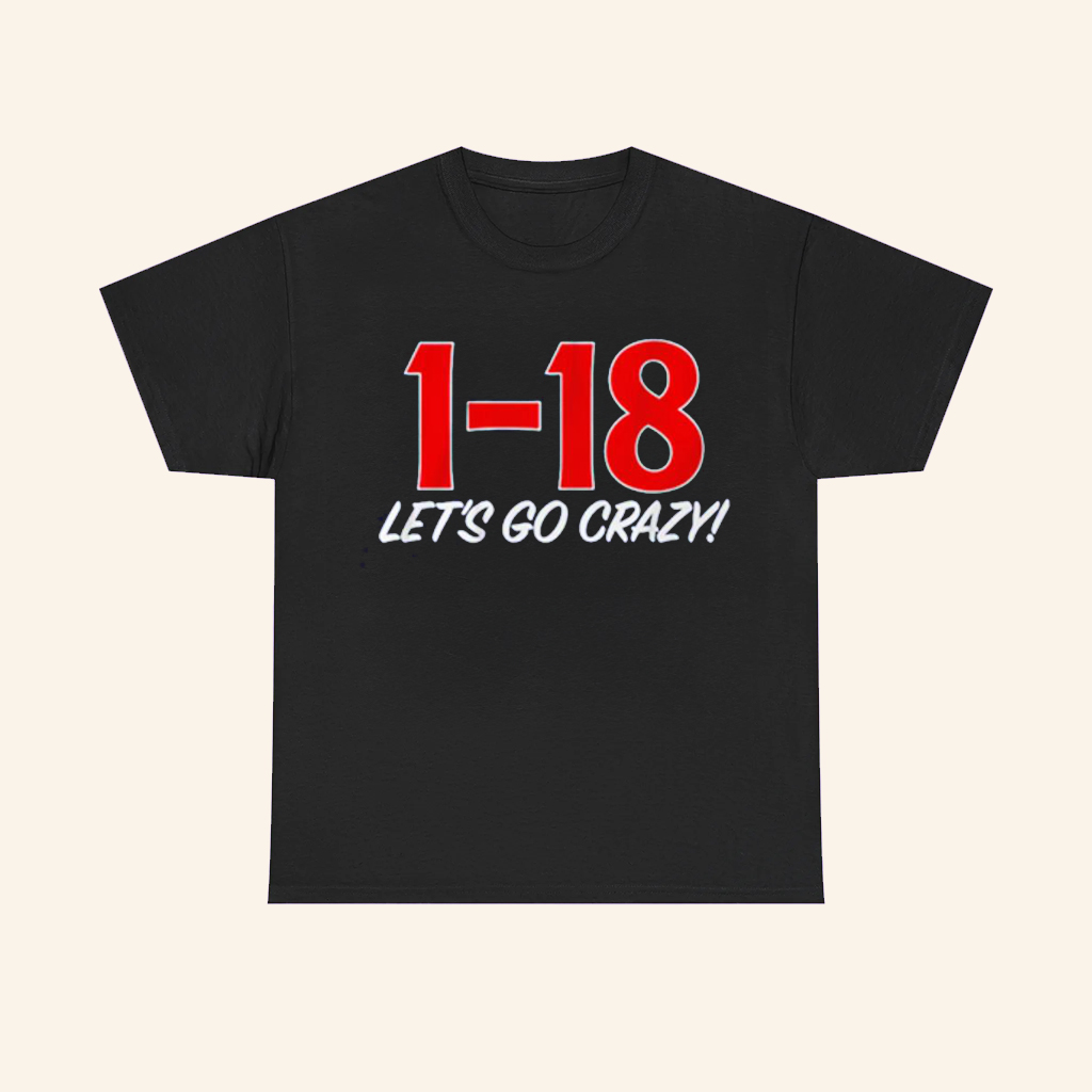 Minnesota Baseball Merch 1 18 Lets Go Crazy Shirt For Husband
