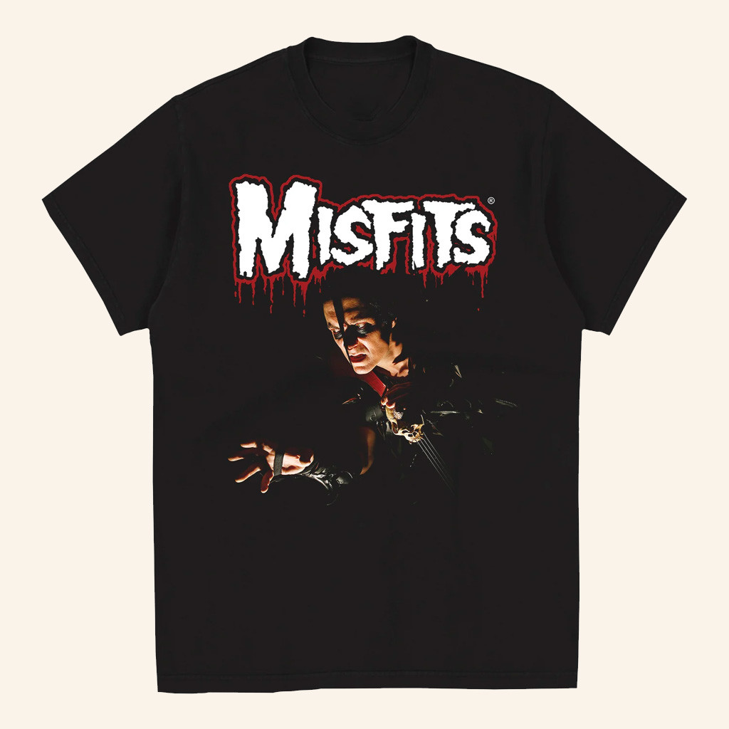Misfits Merch Double Feature Black T-Shirt For Rock Lovers