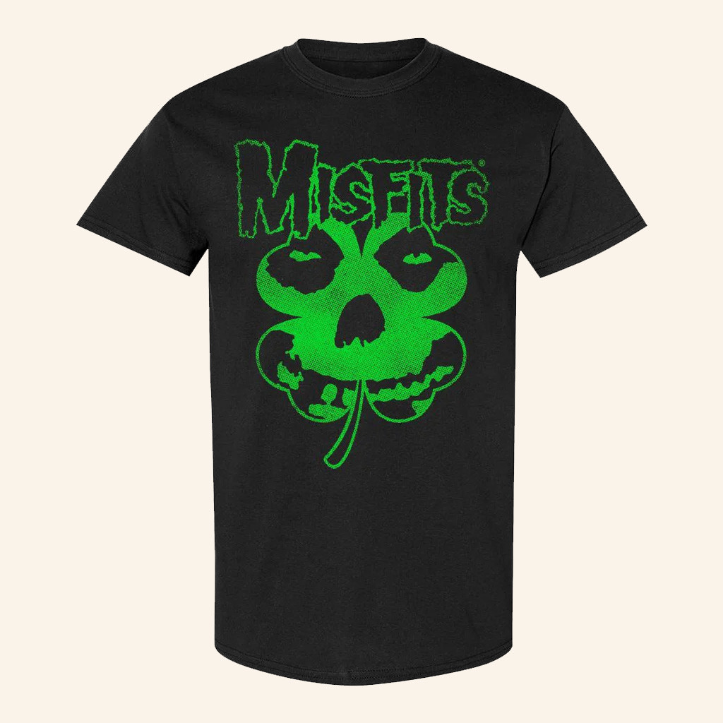 Misfits Merch Misfits Crimson Clover Fiend T-Shirt Christmas For Rock Lovers