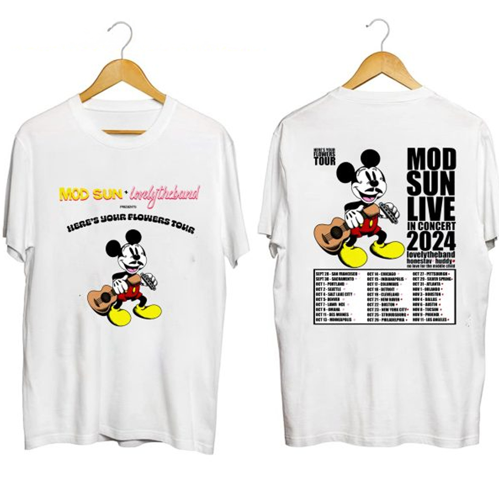 Mod Sun Here Is You Flowers Tour Shirt Mod Sun Merch For Sister