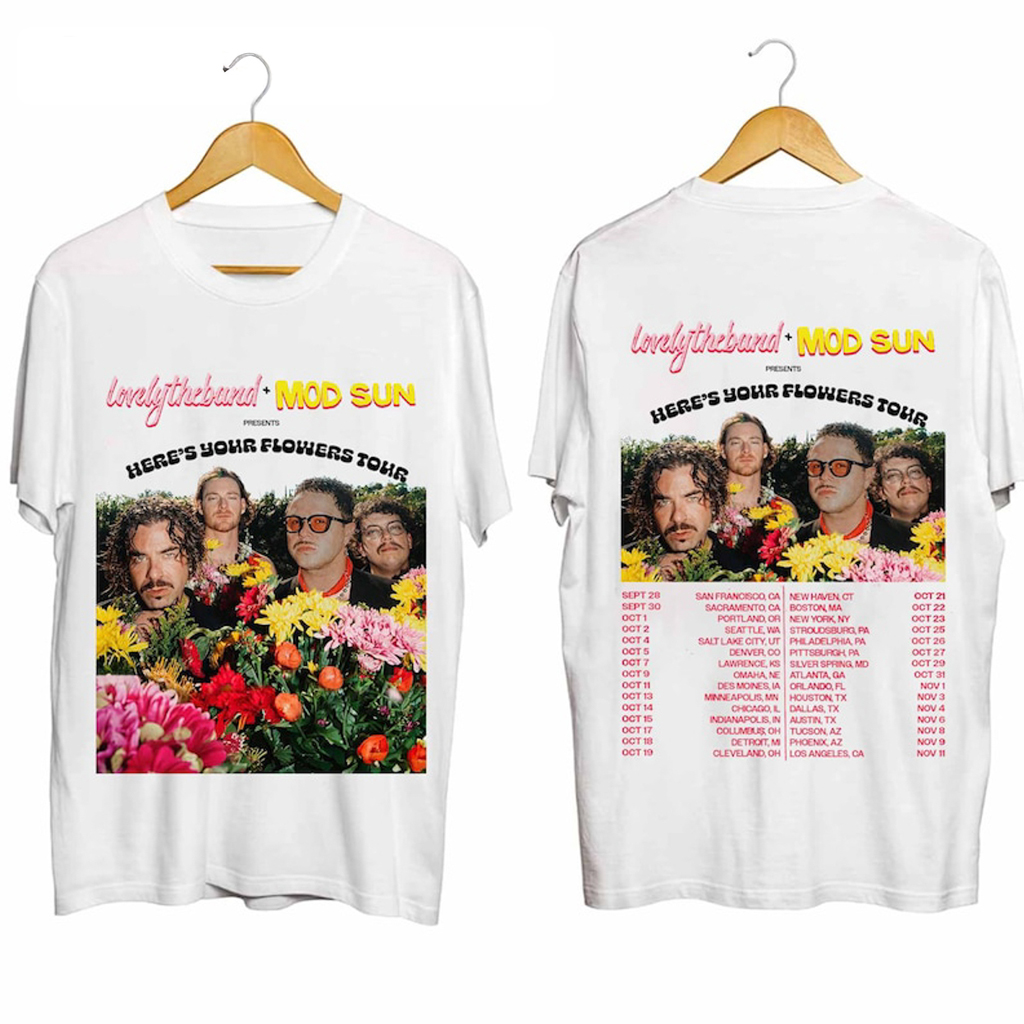 Mod Sun Here's Your Flowers Tour Shirt Mod Sun Merch For Music Lovers