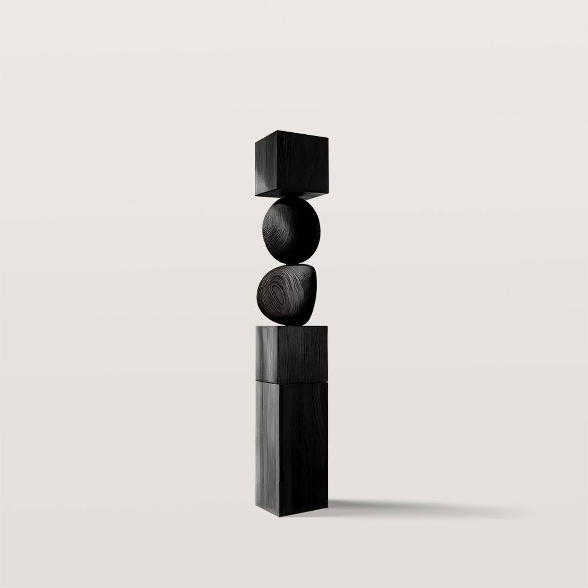 Modern Art Decor Stylish Wooden Abstract Sculpture