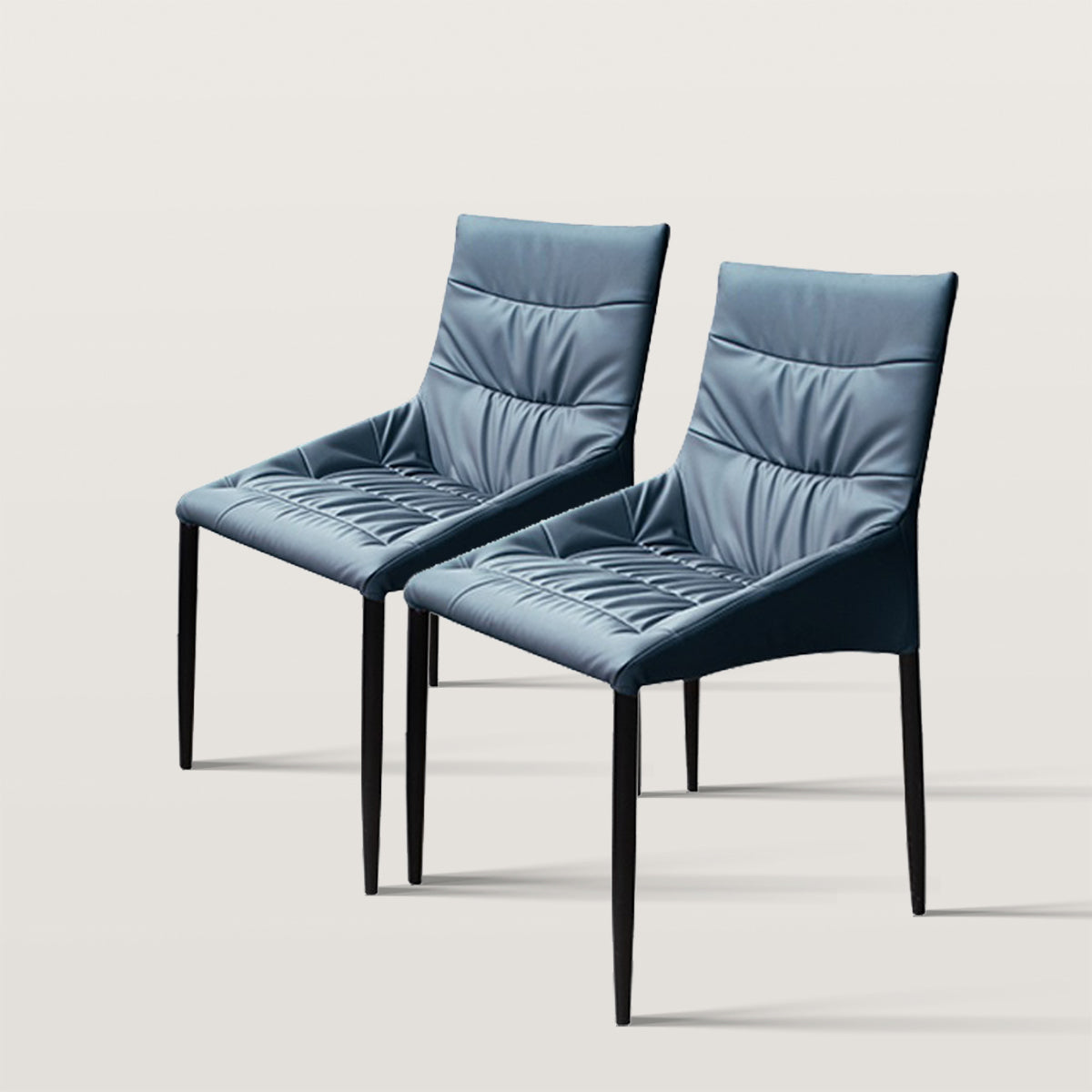 Modern High-Density Sponge PU Leather Restaurant Chair