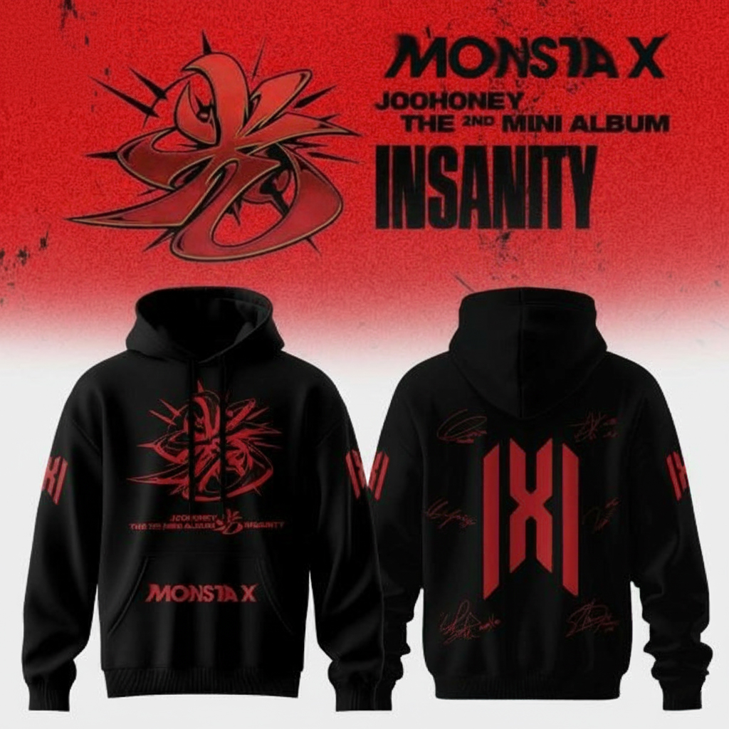 Monsta X The X Nexus World Tour 2026 Hoodie Monsta X Merch Best Gift For K Pop Fans