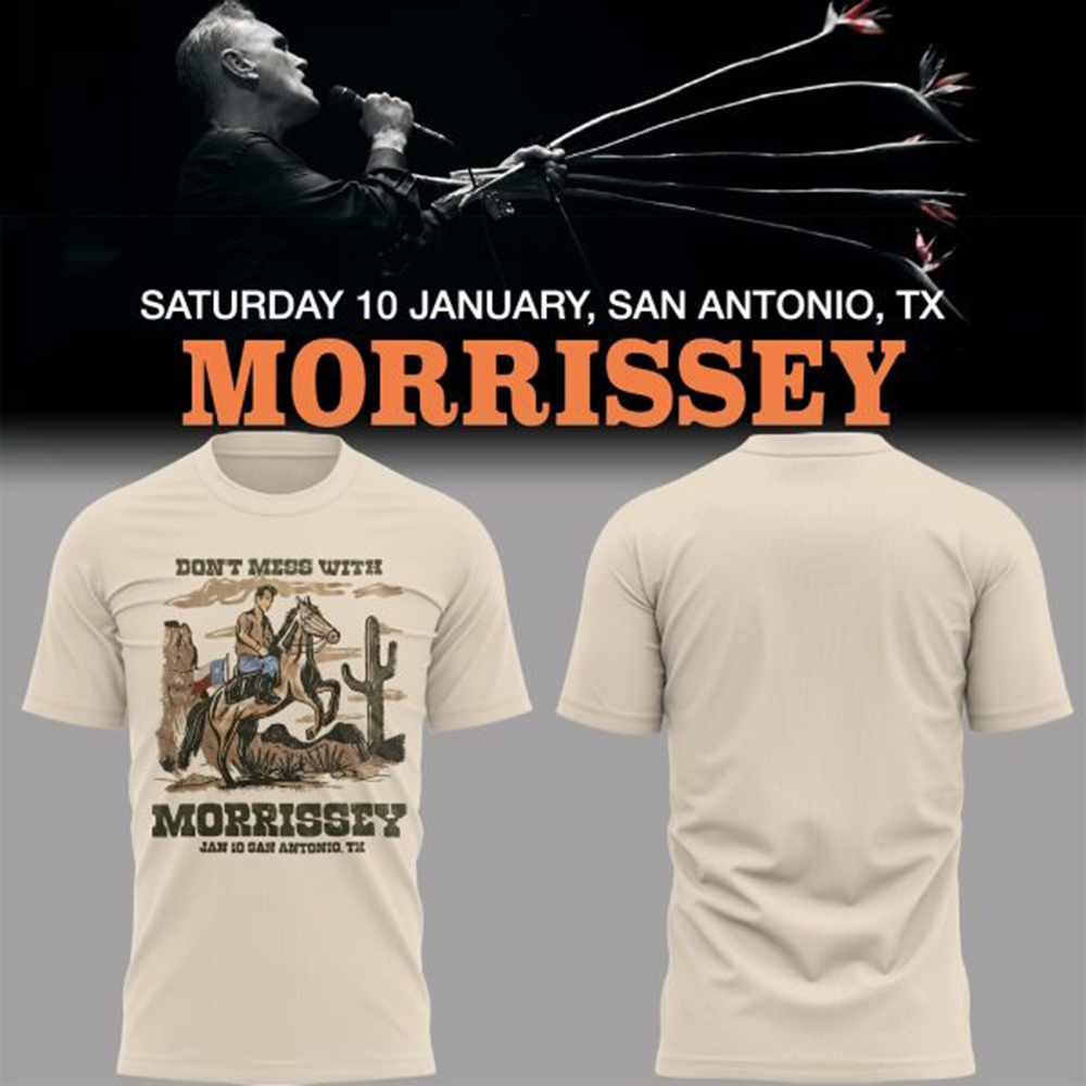 Morrissey San Antonio Night T-Shirt Morrissey Merch Popular Gift For Alternative Music Fans