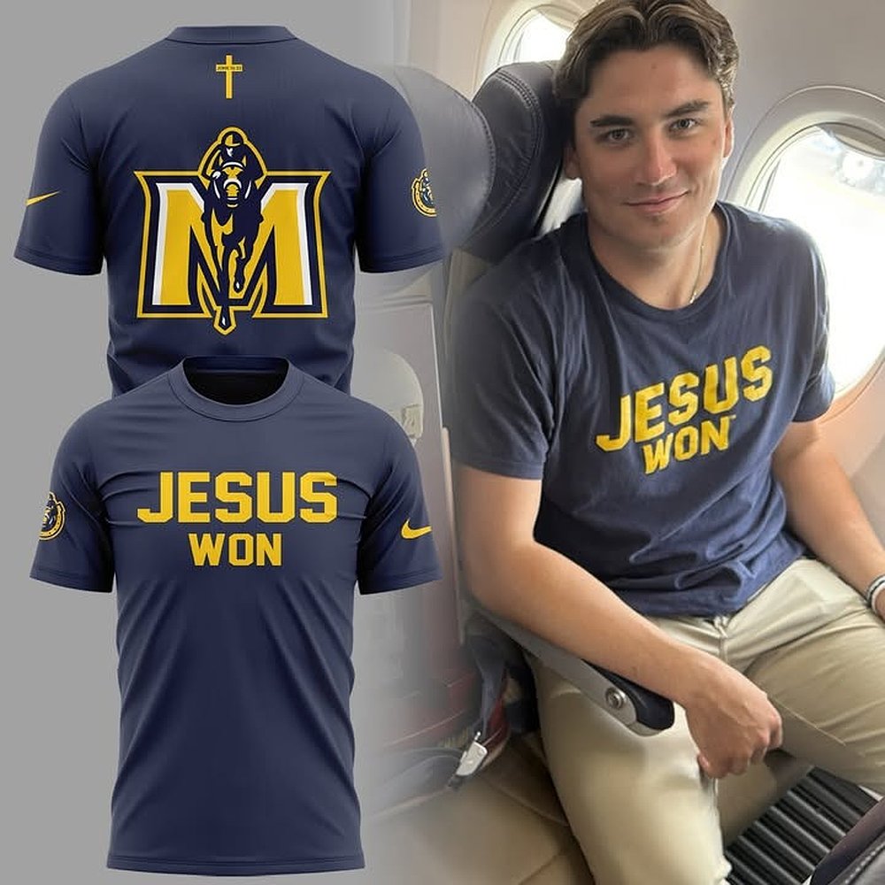 Murray State Racers Jesus Won T-Shirt Faith Murray State Racers Baseball Fan Merch Gifts