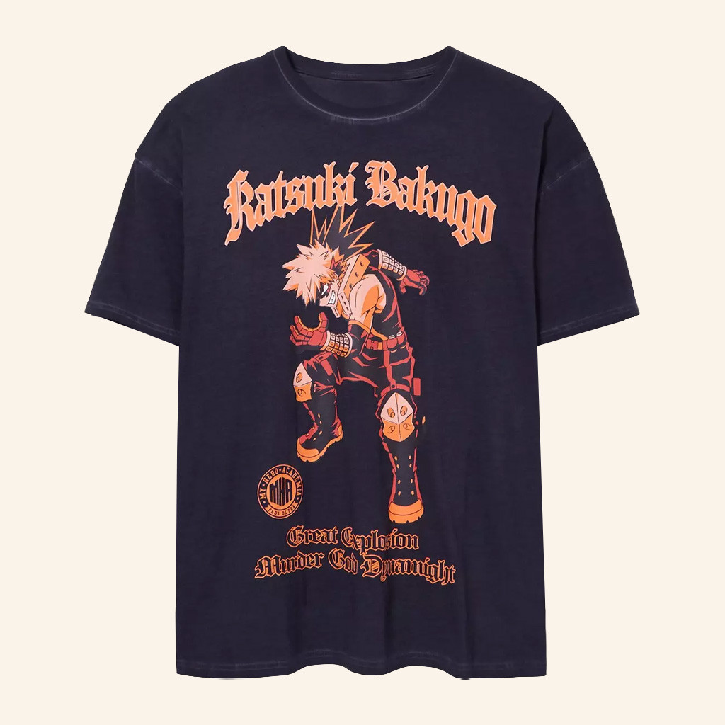 My Hero Academia Merch My Hero Academia Katsuki Bakugo T-Shirt For Brother