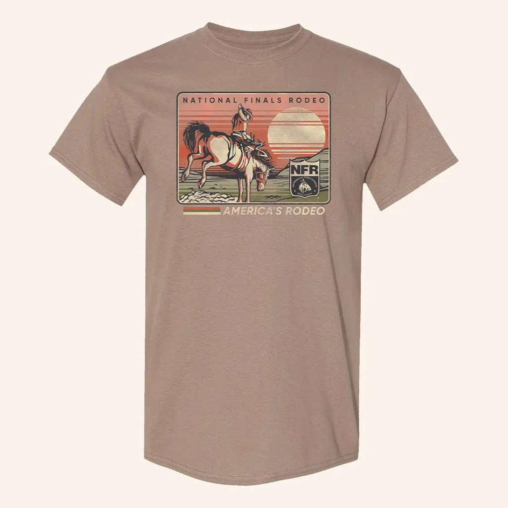 NFR Merch NFR America's Rodeo T-Shirt Cowboy For Girlfriend