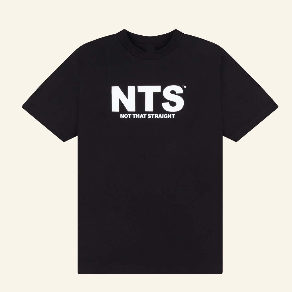 NTS Merch Not That Straight Black T-Shirt Christmas Presents For Boyfriend