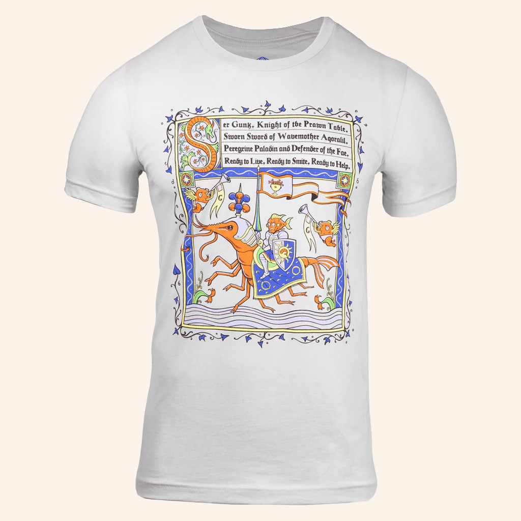 NaddPod Merch Ser Gunk Of The Prawn Table Shirt For Husband