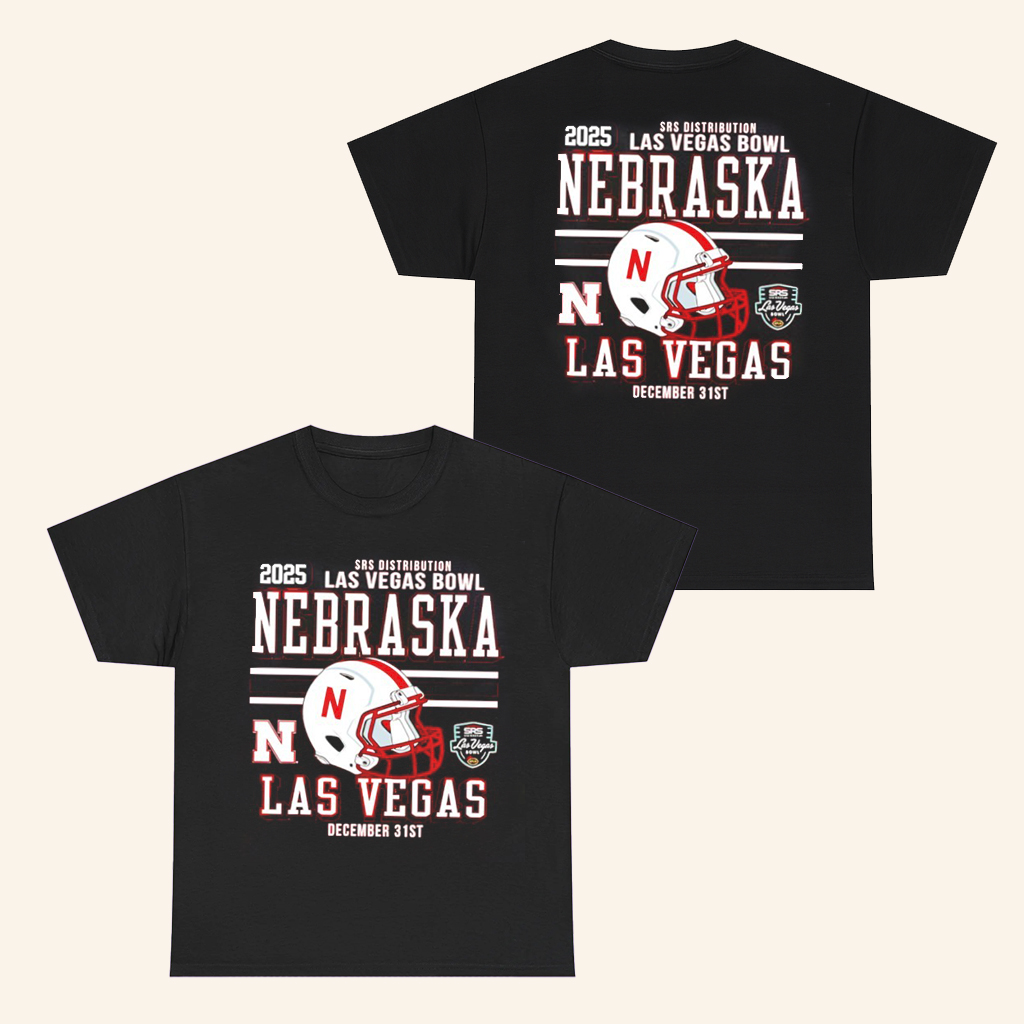 Nebraska Football 2025 Las Vegas Bowl T-Shirt Nebraska Football Merch For Brothers