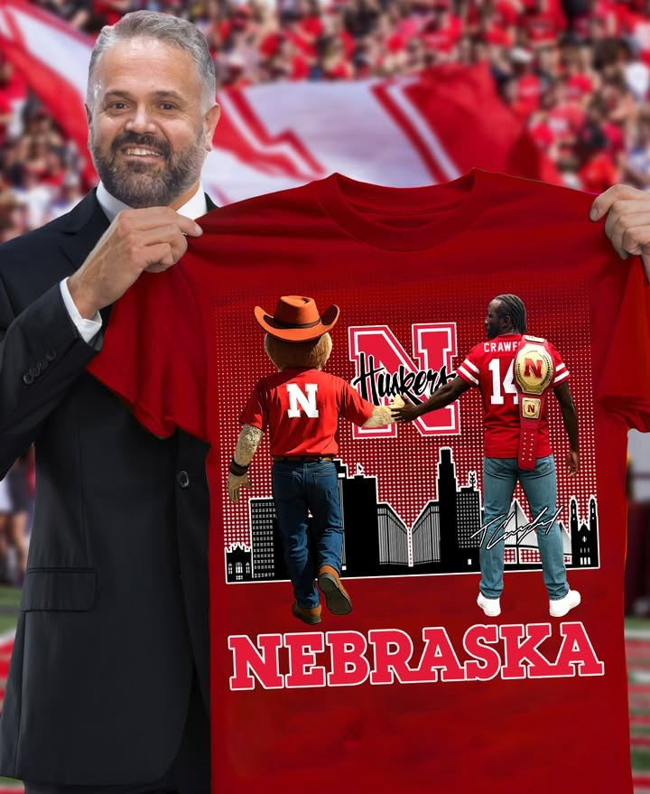 Nebraska Football Terence Crawford Crossover T-Shirt Nebraska Merch Best Gift For Football Fans