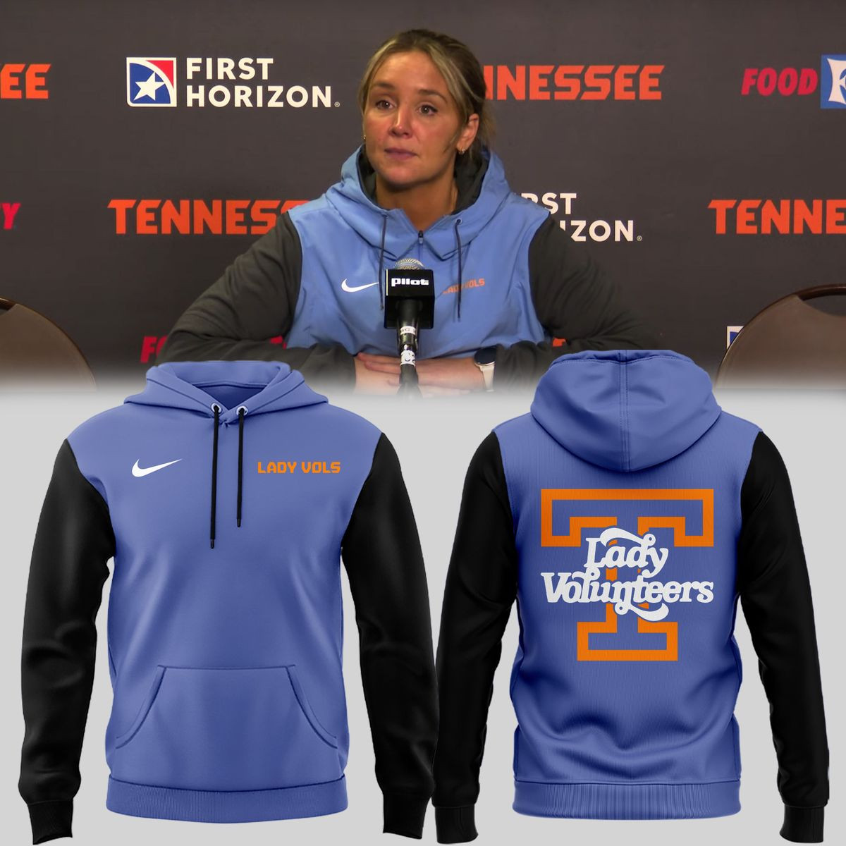 New Coach Collection Summitt Blue Hoodie Gifts For Husband