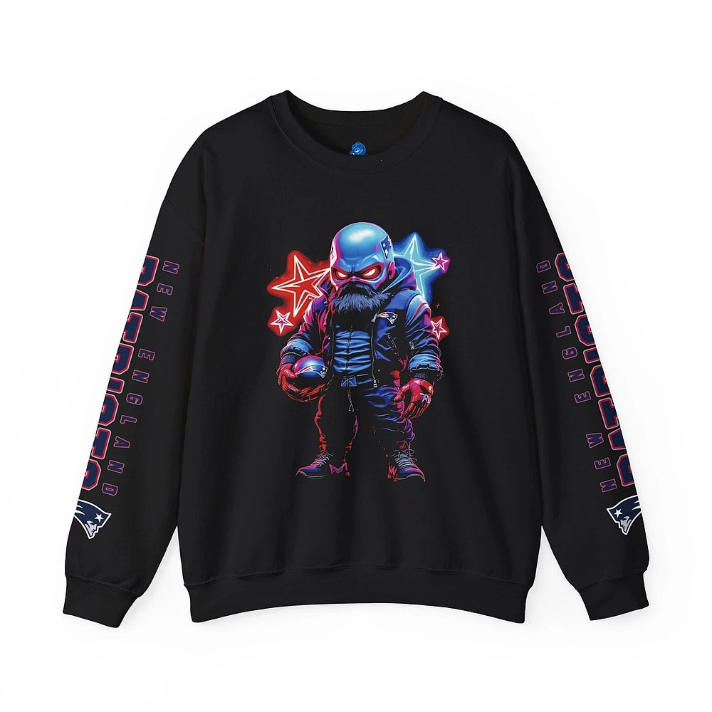 New England Patriots Mascot Graphic Unisex Sweatshirt