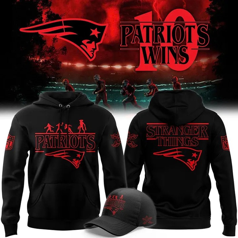 New England Patriots Stranger Things Hoodie Best Gift For Fans