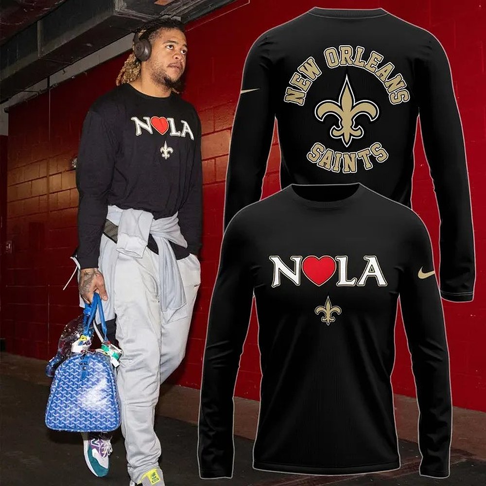 New Orleans Saints NOLA New Limited Edition Long Sleeve Shirt NFL Football Team Apparel Best Gift For Fans