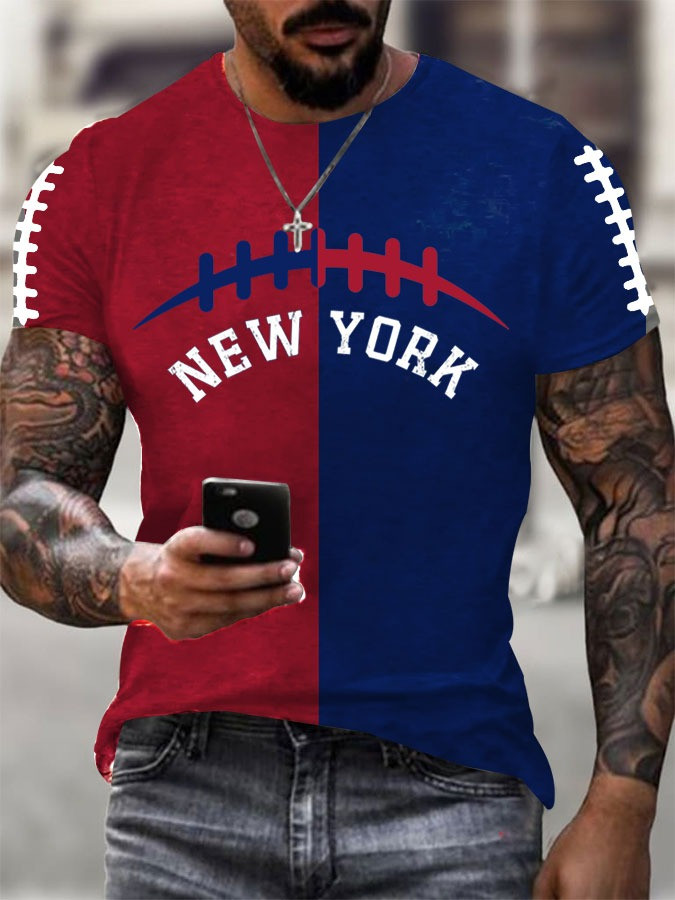 New York Giants Men's T-Shirt Best Game Day Giants Football Gifts Fan Merch