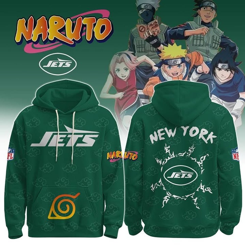 New York Jets Football NFL Naruto Charka Limited Hoodie Best Gift For Football Fans