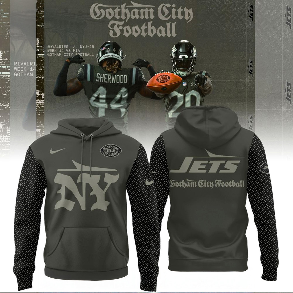 New York Jets Gotham City 2025 Hoodie Jets NFL Football Merch Best Gift For NFL Fans