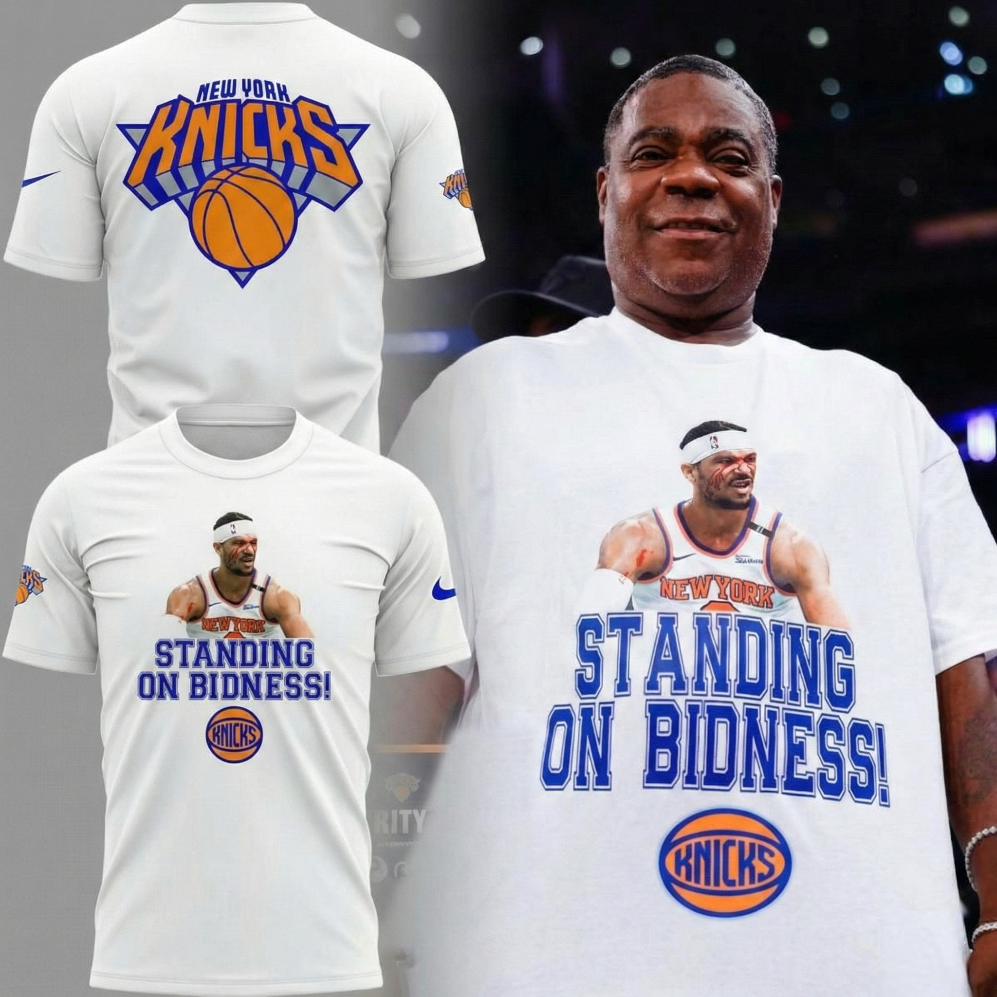 New York Knicks Standing On Bidness NBA Cup 2025 T-Shirt Knicks Merchandise Unique Gift For NBA Fans