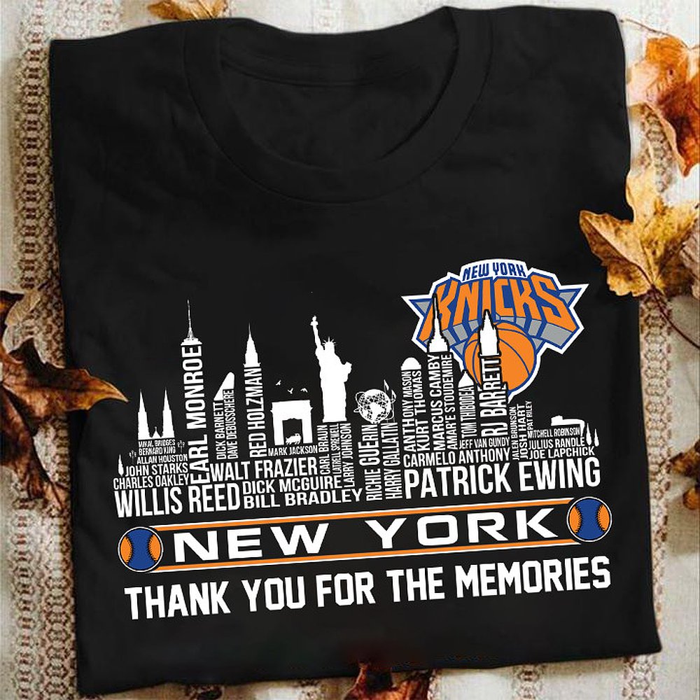 New York Knicks Thank You For The Memories T-Shirt Knicks Merch Best Gift For Basketball Fans