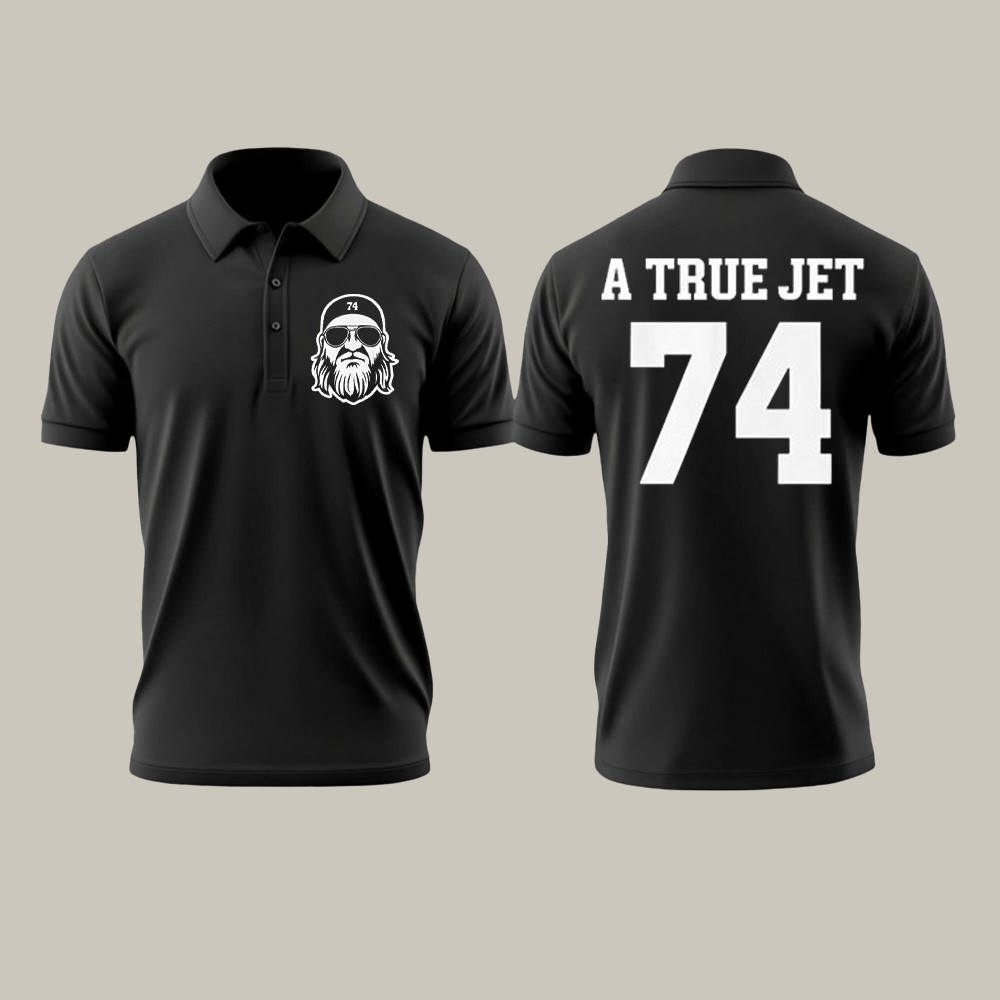 Nick Mangold Polo Shirt A True Jet 74 Nick Mangold Shirt Memorial Gift Ideas