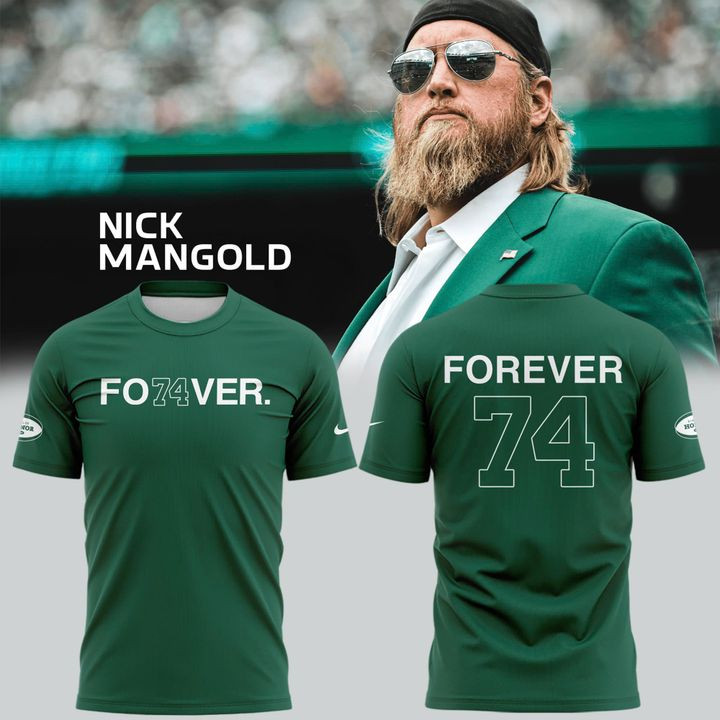 Nick Mangold T-Shirt Mangold Forever 74 Football Merch Tribute Gifts For Football Lovers