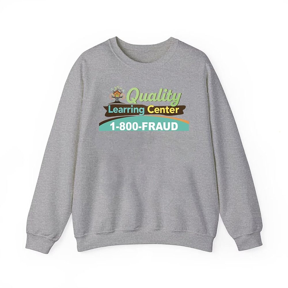 Nick Shirley Quality Learning Center Sweatshirt Official Nick Shirley Apparel Best Gift For Fans