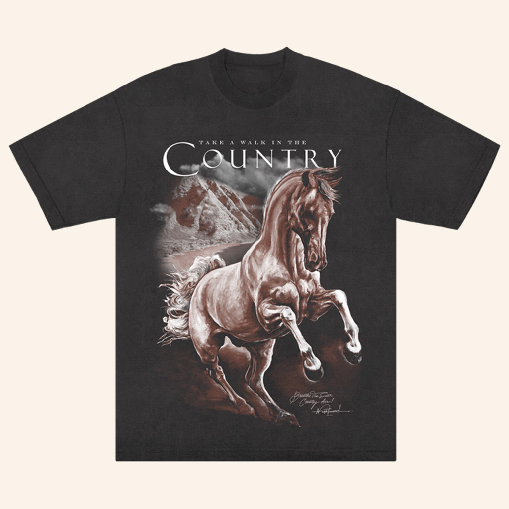 Night March Merch Take A Walk T-Shirt Christmas For Rock Fans