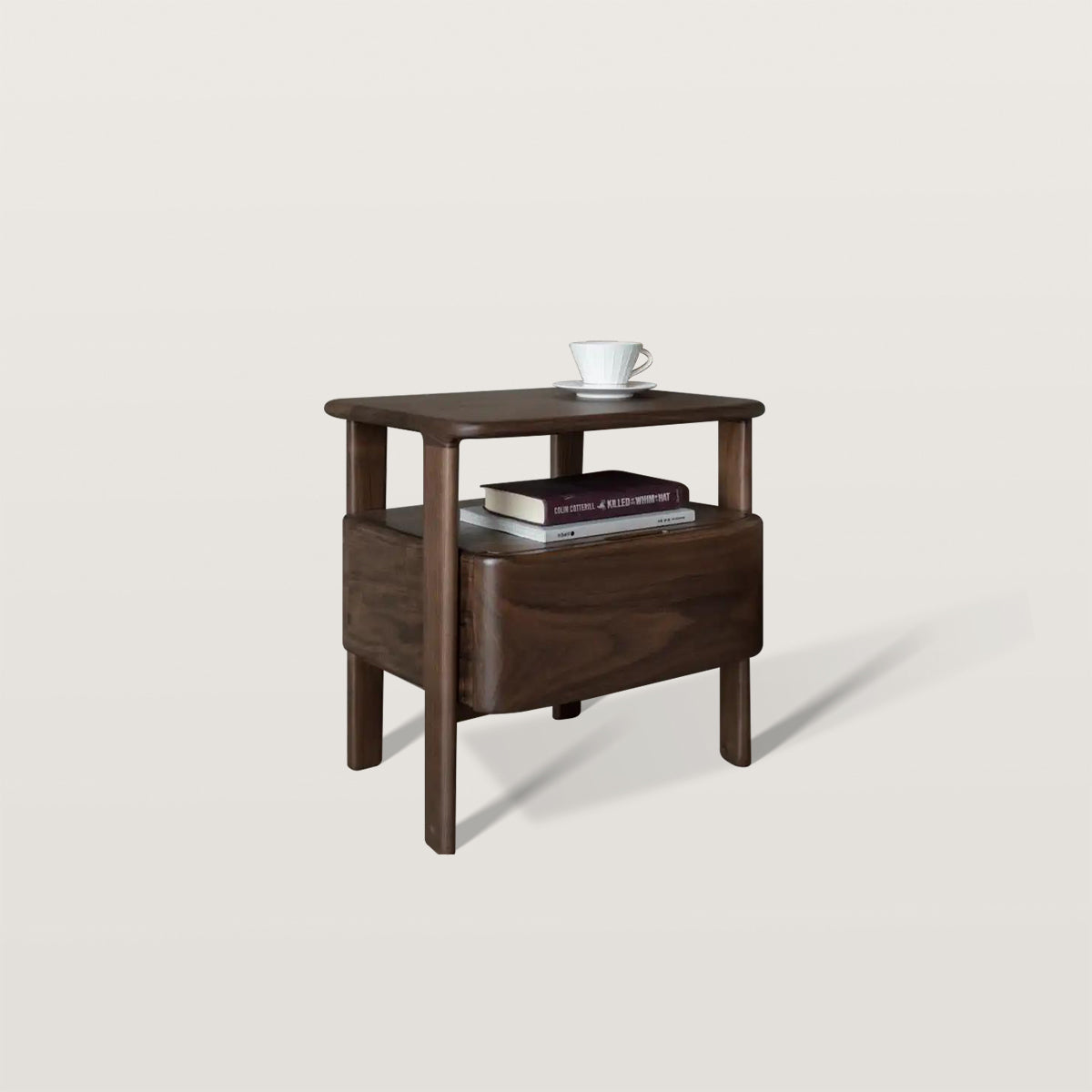 Nightstands Sofa Side Cabinet with Hidden Handle