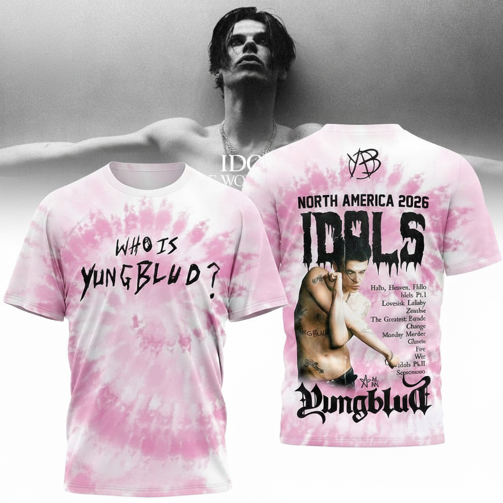 North America 2026 Idols Yungblud T-Shirt Yungblud Merch Best Gift For Rock Music Fans