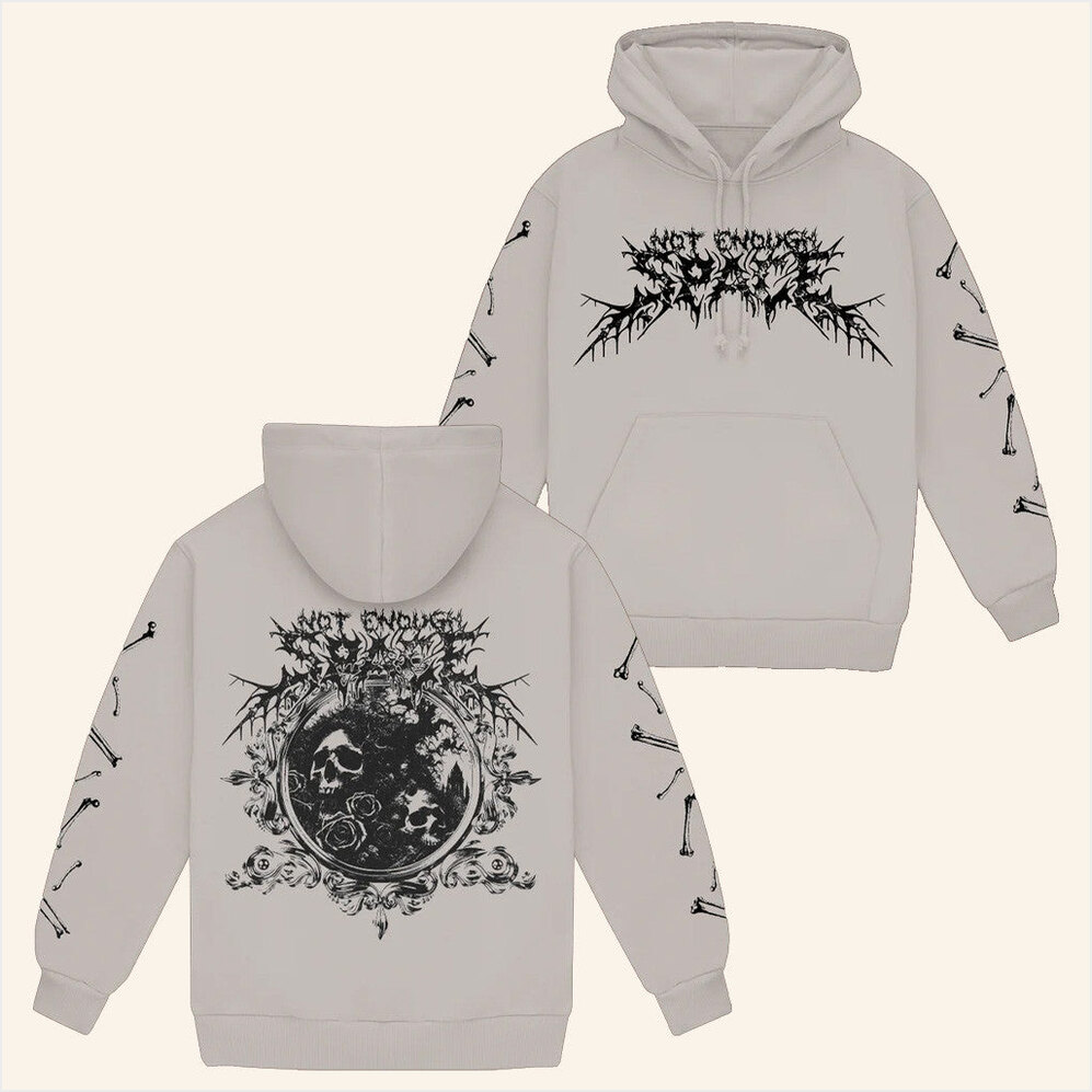 Not Enough Space Merch Deathcore Hoodie Gifts For Best Friends Birthday Gifts For Him