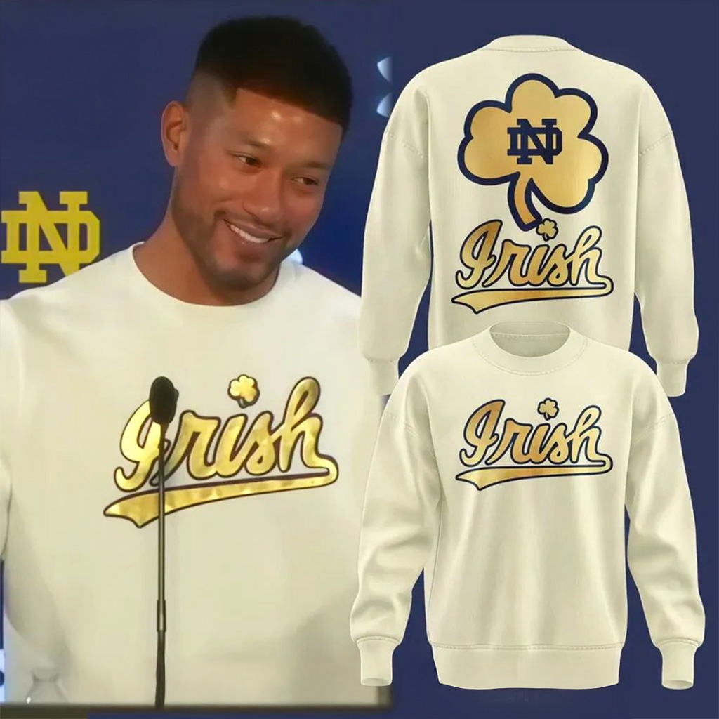 Notre Dame Fighting Irish Coach Marcus Freeman Sweatshirt Notre Dame College Football Merch Best Gift