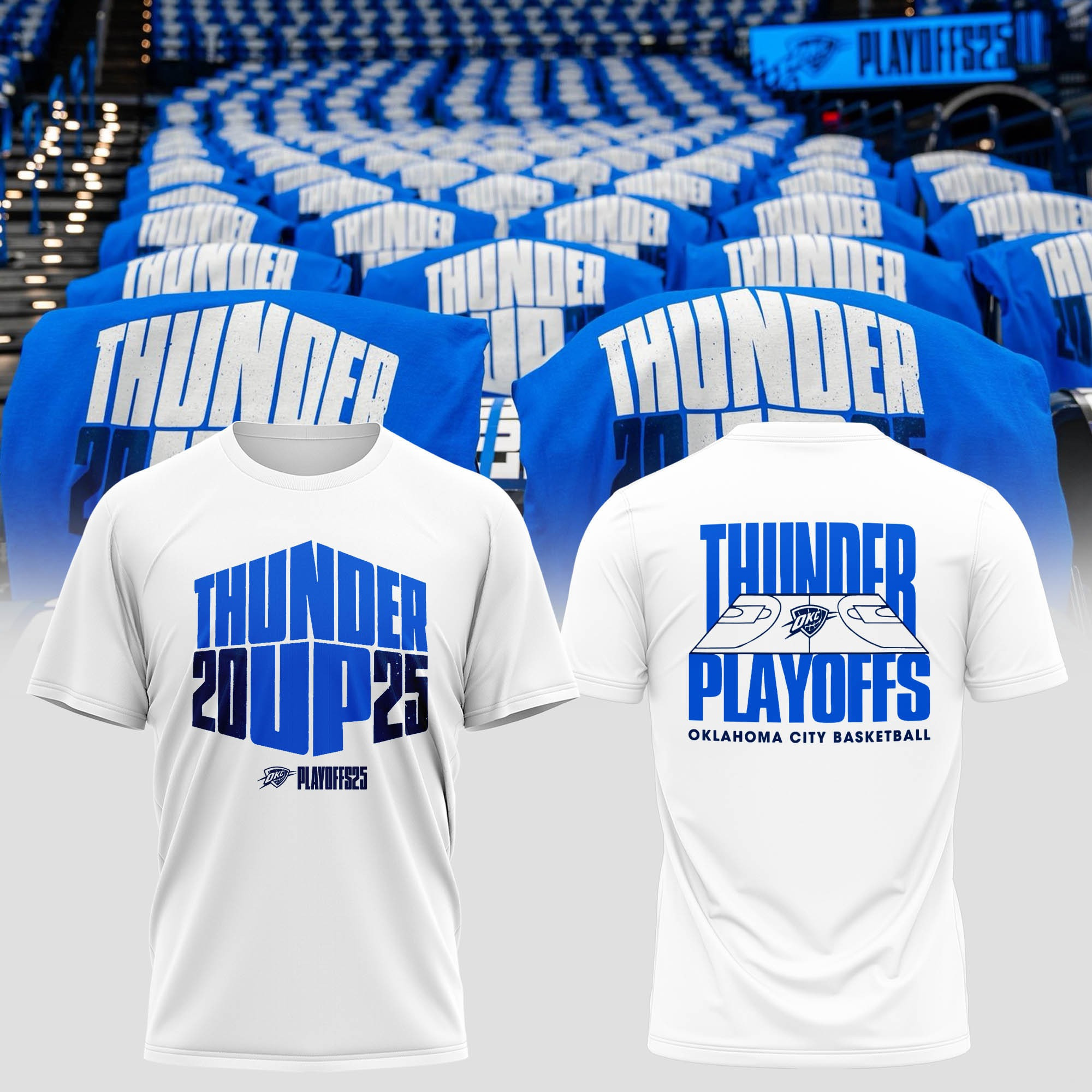 OKC Oklahoma City Thunder Shirt Basketball NBA 2025 Playoffs OKC Thunder Merch Fan Gear