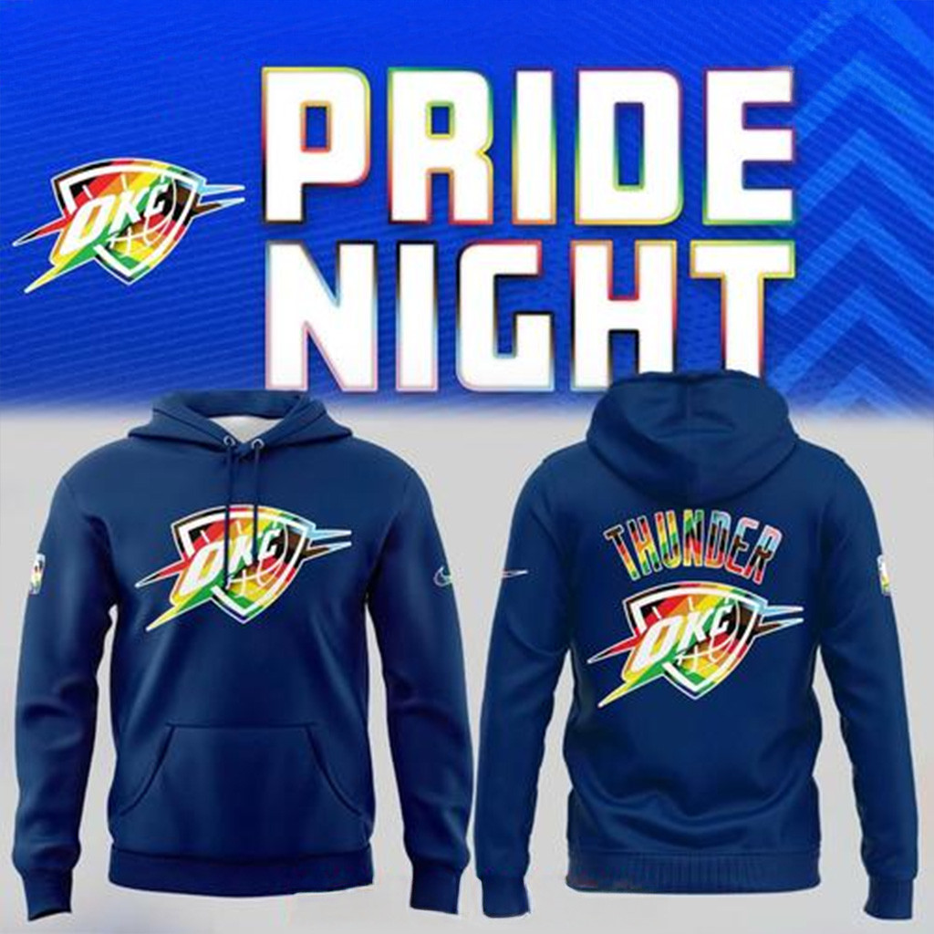 OKC Thunder Pride Night 2025 NBA Hoodie OKC Merch Gifts For Husband