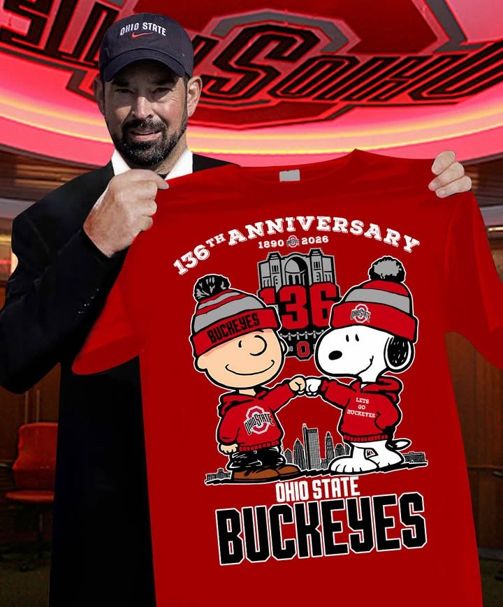 Ohio State Buckeyes Football 136th Anniversary 1890 to 2026 T-Shirt Best Gift For Football Fans