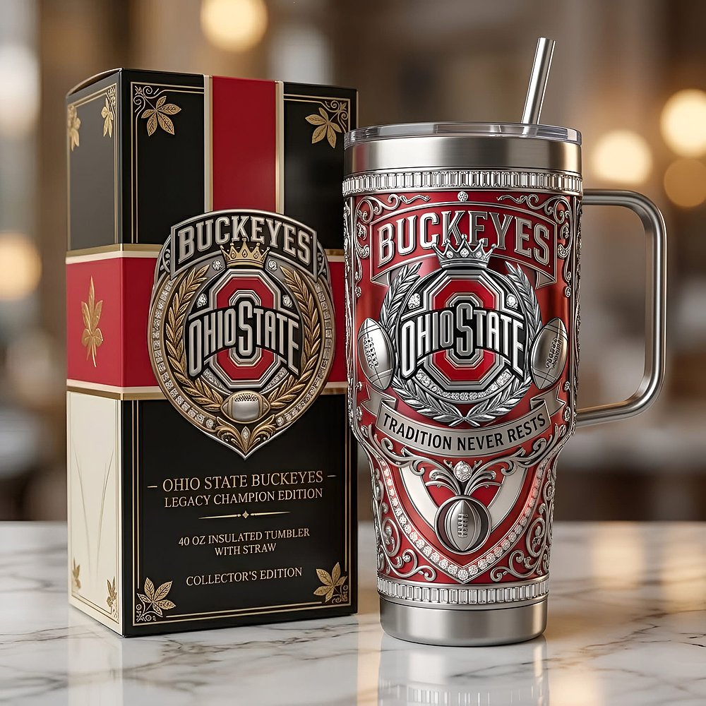 Ohio State Buckeyes Legacy Champions Edition Tumbler
