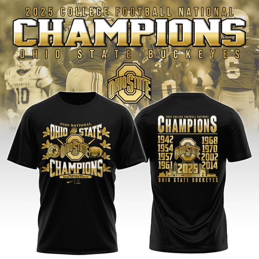 Ohio State Buckeyes NCAA National Champions Shirt Gifts For Football Fan