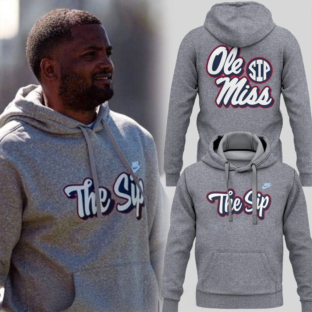 Ole Miss Rebels The Sip Hoodie College Football Merch Best Gift For NFL Fans