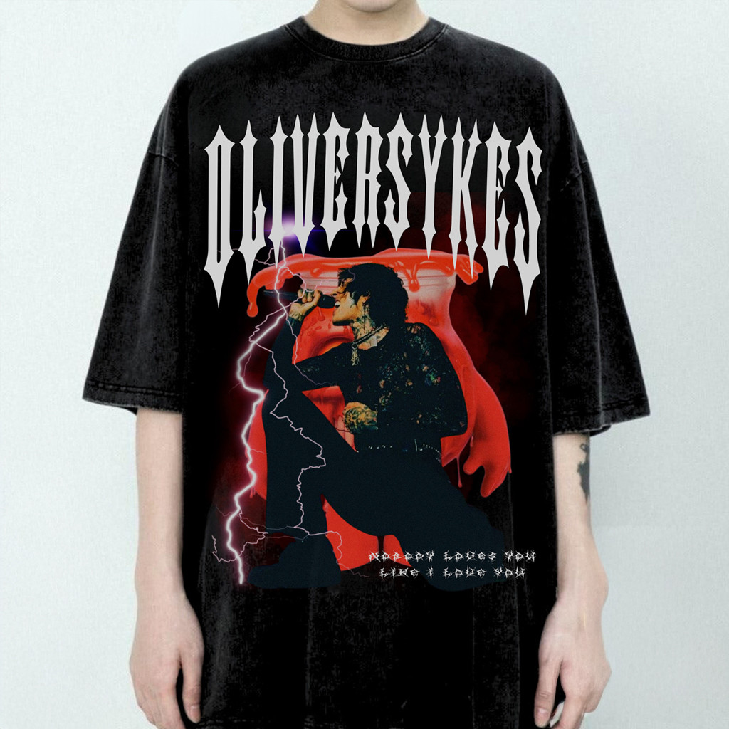 Oliver Sykes Bring Me The Horizon Wash Shirt Oliver Sykes Merch For Music Fans