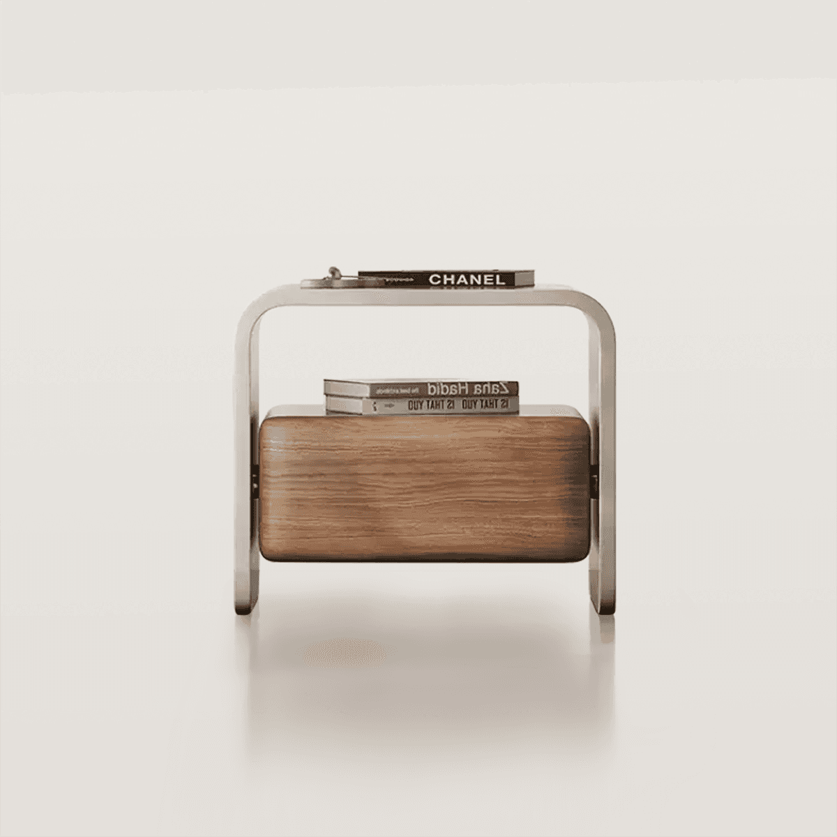 One Drawer Nightstand Bed Side Table with Storage Shelf