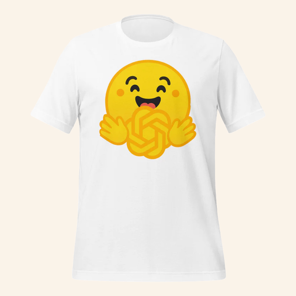 OpenAI Merch Hugging Face Hugging OpenAI T-Shirt For Girlfriend