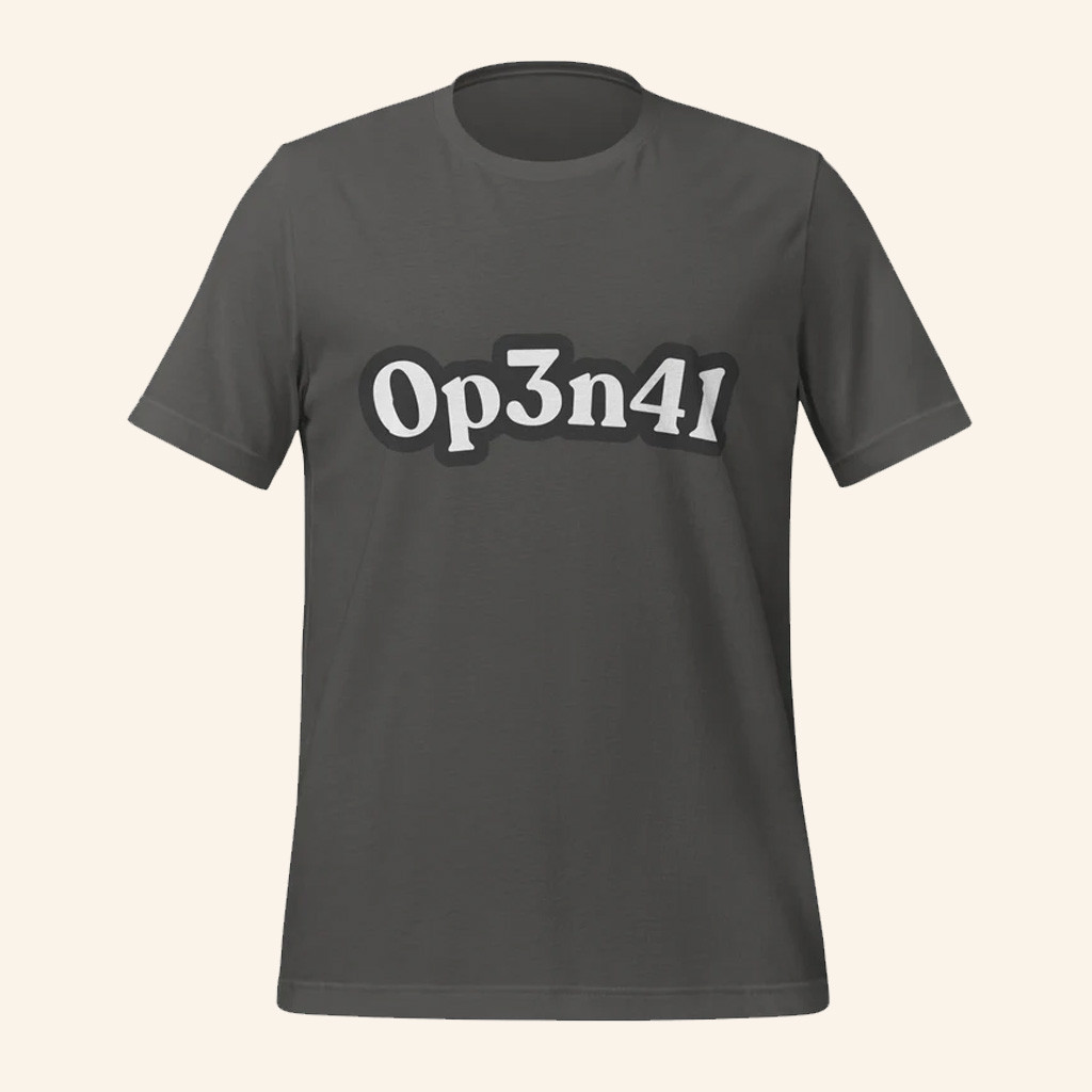 OpenAI Merch OpenAI Leet T-Shirt Op3n41 Shirt For Boyfriend