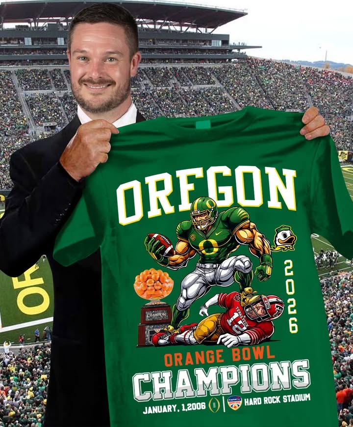 Oregon Duck Football Orange Bowl Champions 2026 T-Shirt